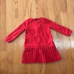 GAP Pleated Drop Waist Dress (sz 12-18m)